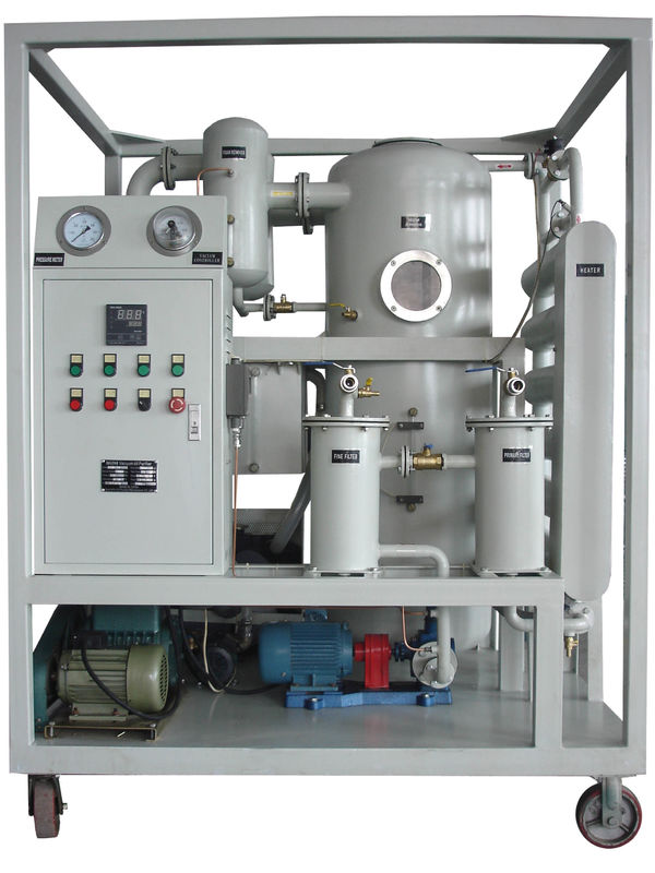 High Efficiency Two Stage Vacuum Oil Purifier Centrifugal Transformer Oil Treatment