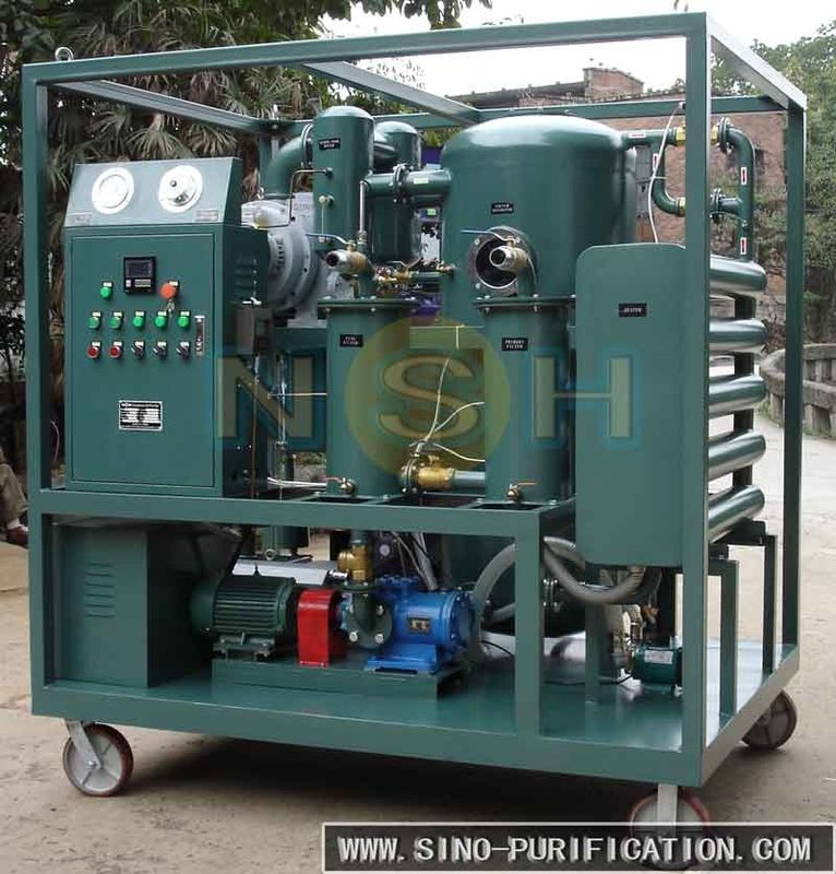 Touch Screen Vacuum Oil Purifier Fully Automatic Insulating For High Voltage Transformer