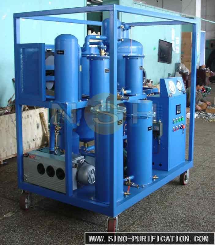 Water Removal Centrifugal Lube Oil Purifier Dehydration Degassing Small Size