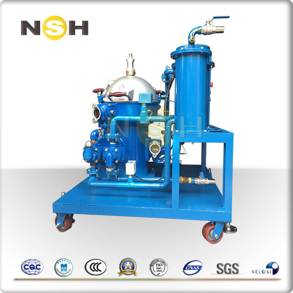 Portable Centrifugal Lube Oil Filter , Water Impurities Removal Oil Centrifuge Machine