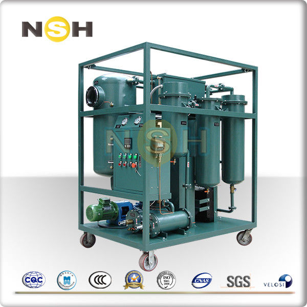 Reusing Turbine Oil Purifier Demulsification 380V/3P/50Hz Shelf Covering
