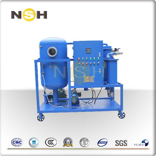 High Effective Turbine Oil Purifier Double Stage Coalescing Dehydration