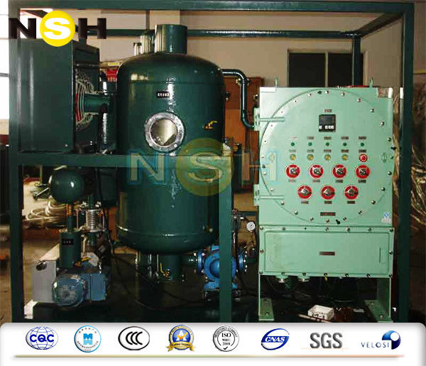 Explosion Proof Turbine Oil Filtration Machine , Used Oil Purification Equipment