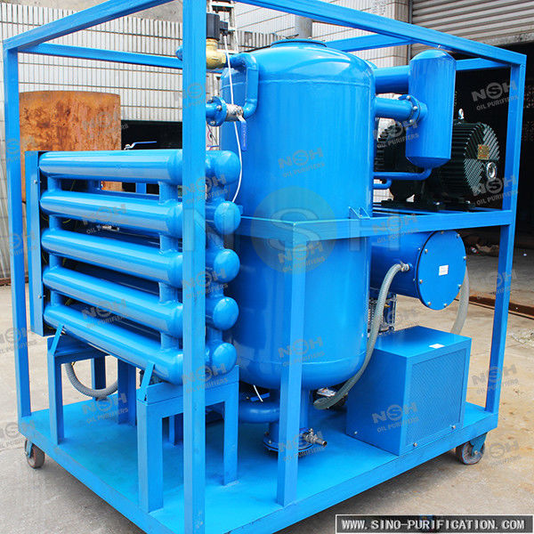 Safe Vacuum Oil Purifier Machine 50LPM Vacuum Dehydrator Oil Purification System