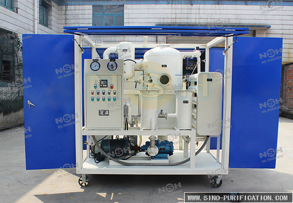 VFD 12000 Lph High Vacuum Oil Purifier Dehydration Degassing Decloring Machine