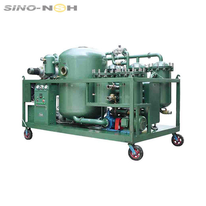 Steam Turbine Oil Purifier Emulsified Lube Oil Purifier 600 - 18000L/H Flow Rate