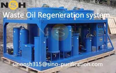 Degassing Lubricating Oil Purifier Diesel Oil Vacuum Distillation Plant