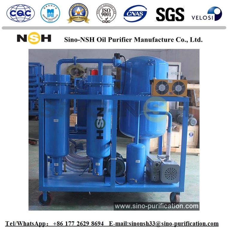 6000L/H Turbine Oil Purifier 380V Vacuum Negative Pressure Filtration System