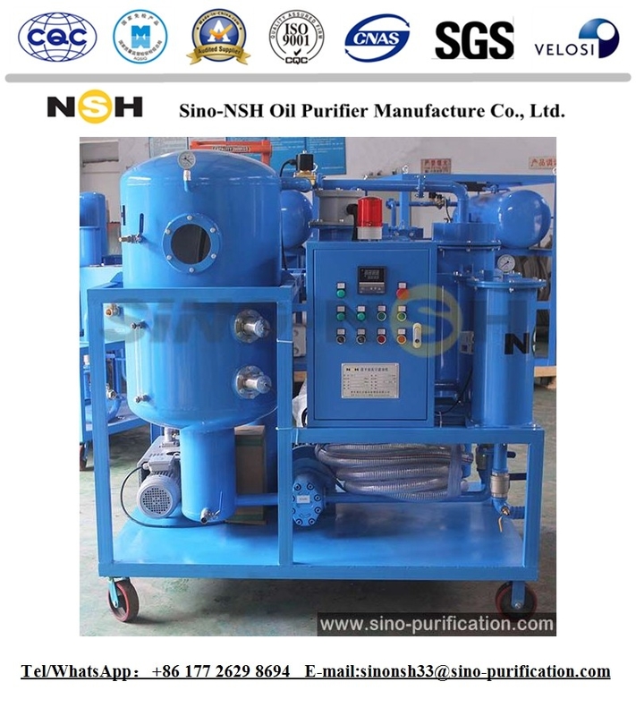 6000L/H Turbine Oil Purifier 380V Vacuum Negative Pressure Filtration System