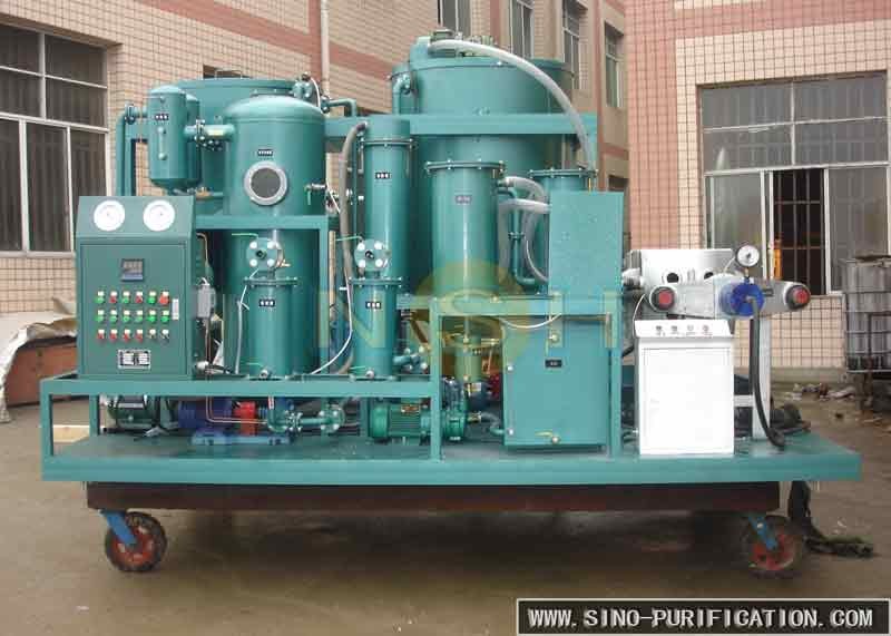 Hydraulic Oil Regeneration Purifier , 380V 600-18000L/H Lube Oil Purifier