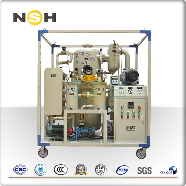 Two Stage Movable Transformer Oil Treatment , Super Roots Transformer Oil Treatment Plant