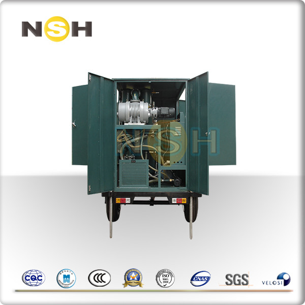 3000LPH Mobile Transformer Insulation Oil Purifier Single Axle Double Stage Vacuum System