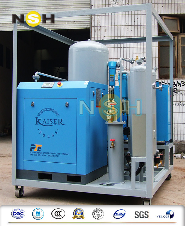 Double Screw Compressed Air Generator , Full Frame Compressed Air Dryer Unit