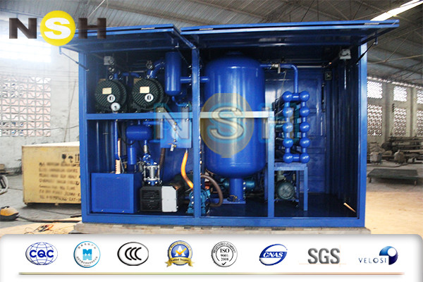 Dielectric Transformer Oil Purifier Dehydration Degassing Regeneration Power Maintenance