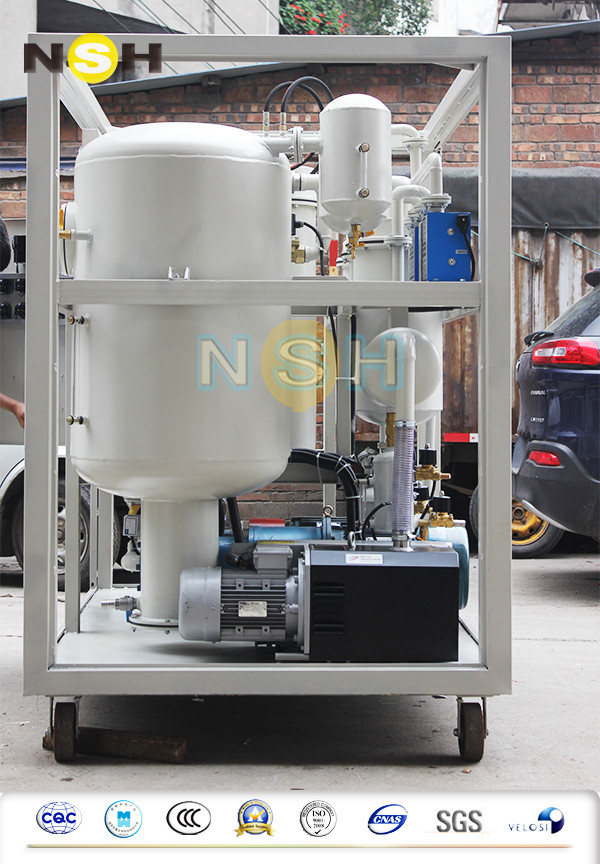 Transmission Lube Oil Purification System , Dehydration Multi Stage Lube Oil Purifier