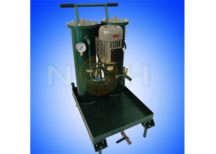 Two Stage Portable Oil Purifier For Lube Oil Purification / Cleaning ISO / CE
