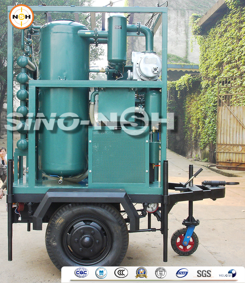 Trailer Mounted Two Stage Transformer Oil Filtration Machine Oil Dehydration And Degassing