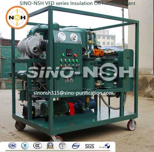 500L/Min Insulating Dehydration Vacuum Oil Purifier Transformer Oil Filtration Plant