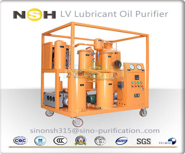 600L/H Lubricating Oil Purifier OD 20mm Dehydration 17kw