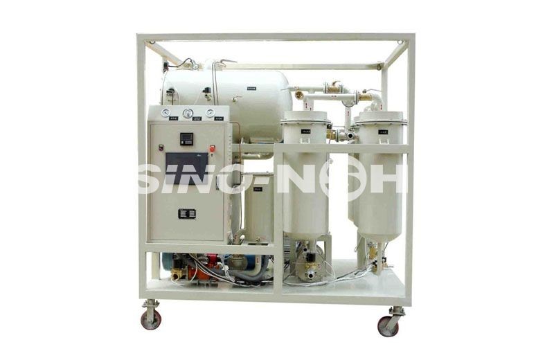 Automatic PLC Control Vacuum Oil Treatment Machine Remove Impurities