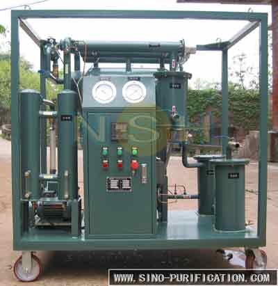 Vacuum 600L/H Transformer Oil Purifier Double Stage Dielectric Oil Filter