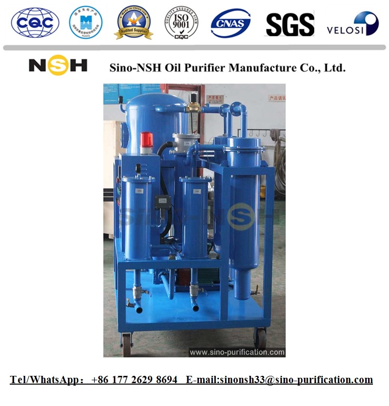 Vacuum 3000L/H Turbine Oil Purifier Filtration Machine System