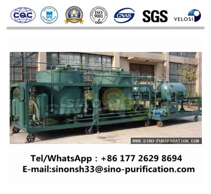 Precision Filtration Waste Oil Regeneration Plant 8000L / H GER Series 192 KW