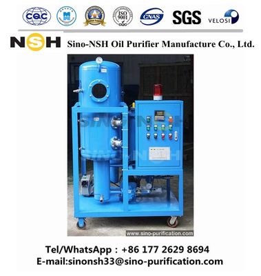 1200 liters/hour Precision Filtration Lubrication Oil Filter 600L / H Multifunction Vacuum oil purification plant