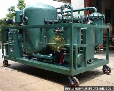 Degassing Dehydration Vacuum Turbine Oil Purifier 18000L / h Large Capacity