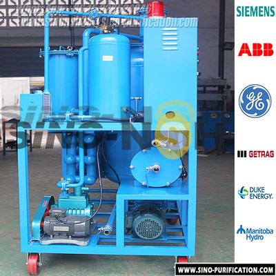 Single Stage Vacuum Transformer Oil Purifier Multifunctional 3000 Lt/H 36kW