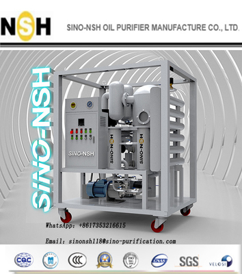 9000L/H Vacuum Transformer Oil Purifier Double Stage Automatic Dehydration