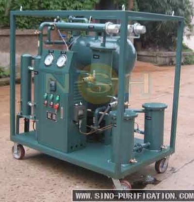 Single-Stage Vacuum Transformer Oil Purifier, small capacity insulation oil purifier, 600 liters/hour
