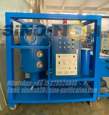 Movable Transformer Oil Purifier Remove Moisture Remove Particles 3000 Liter Per Hour