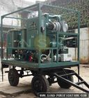 Mobile Type Transformer Oil Purifier Machine , Electric Heater Custom Color Oil Treatment Machine