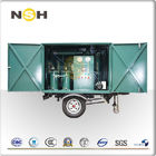 Dielectric Strength Improve Mobile Oil Purifier , Small Size Oil Purification Systems