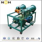 Three Stage Lube Oil Purifier System / Oil Filter Machine With Wheels