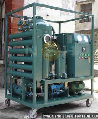 Single-Stage Vacuum Transformer Oil Purifier Filtration Recycling Equipment For Power Transformer Oil, Insulation Oil Filter Machine, 600-6000 Liter/Hour, For The Thermal Power Station and Power Plant