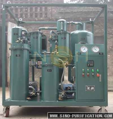 96kw Lube Oil Purification System 6000L/H Multi Stage Filtration