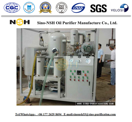 Vacuum Transformer Oil Purifier Machine Double Stage 6000L/H Oil Regeneration Plant