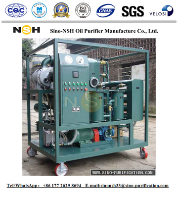 Double Stage Vacuum Transformer Oil Filter Plant 1900KG Mobile Oil Purifier System