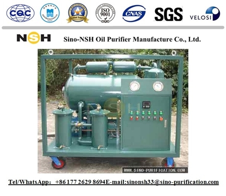 Single Stage Transformer Oil Purifier 65KW Vacuum 6000L / H