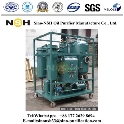 1200L / H Turbine Oil Purifier 18KW Vacuum Filtration Lube Oil Machine