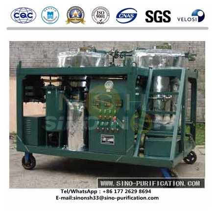 2000L / H Engine Oil Water Regeneration Plant GER Series 72 KW Precision Filtration