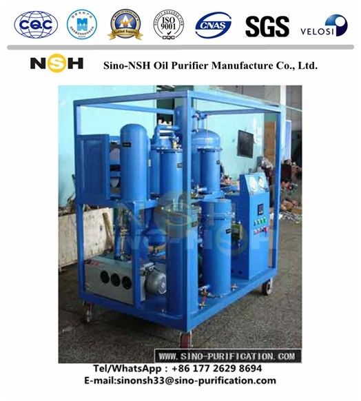1200L / H Vacuum Lubrication Oil Filter Multifunction 21 KW  LV Series