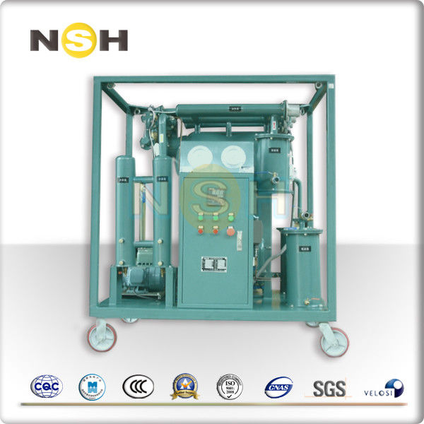 Mobile Oil Treatment Machine With Trailer Remove Water Impurities For Transformer Oil