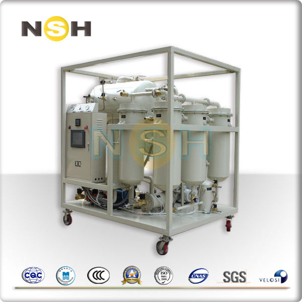 Vacuum Turbine Oil Purifier Emulsified Water Impurities Removal Mobile Type With Trailer