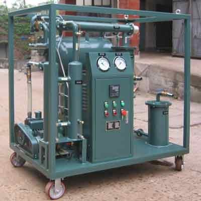 Single-Stage Vacuum Transformer Oil Purifier, small capacity insulation oil purifier, 600 liters/hour