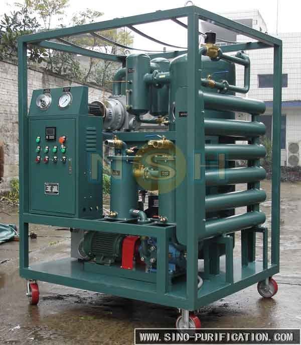 Shelf Covering Vacuum Oil Purifier Mobile Type With Trailer Custom Color