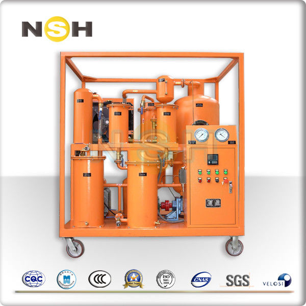 Vacuum Turbine Lube Oil purifier System 10m3 / H Centrifugal Purifier And Separator