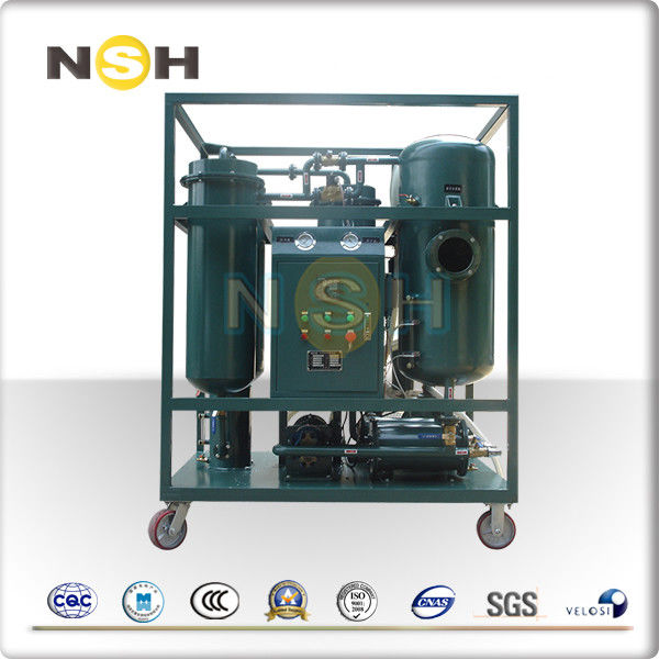 50Hz Turbine Oil Filtration Machine Demulsification Dehydration Custom Color